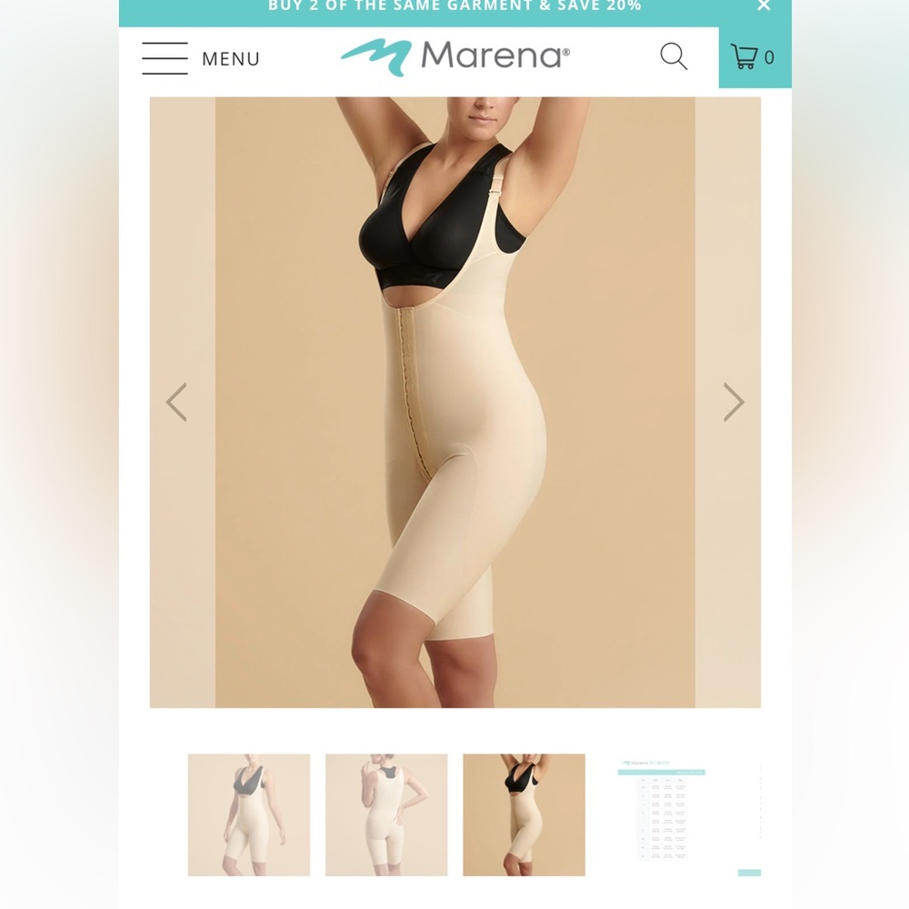 Women's Black Compression Bodysuit
(Cream is for stock photos only)